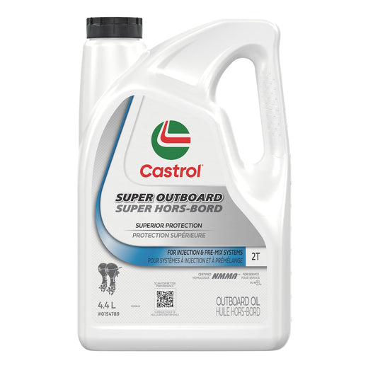 Castrol 2-Stroke Super Outboard Motor Oil, 4.4-L