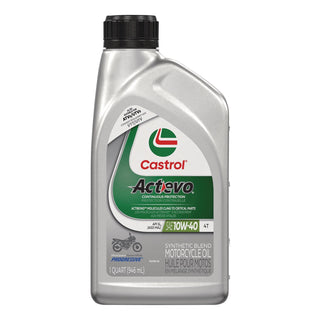 Castrol Actevo Motorcycle Oil 4T 10W40, 946-mL
