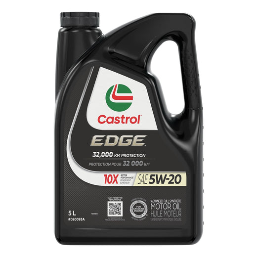 Castrol EDGE 5W20 Advanced Synthetic Engine/Motor Oil, 5-L