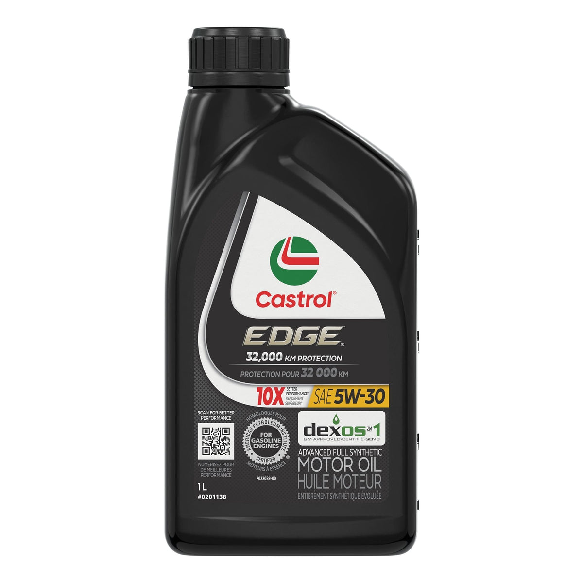Castrol EDGE 5W30 Advanced Synthetic Engine/Motor Oil, 1-L
