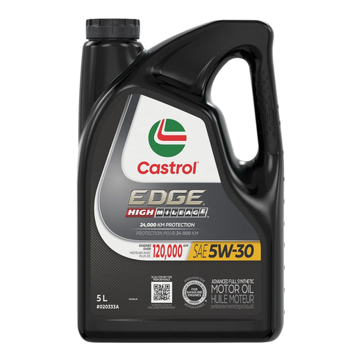 Castrol EDGE 5W30 High Mileage Synthetic Engine/Motor Oil, 5-L