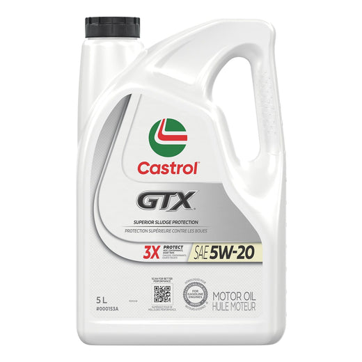 Castrol GTX ULTRACLEAN 5W20 Conventional Engine/Motor Oil, 5-L