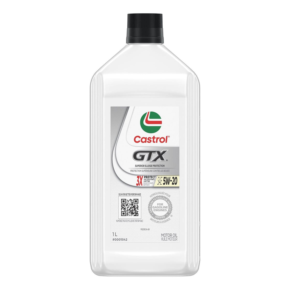 CastrolGTX 5W20 Conventional Engine/Motor Oil, 1-L