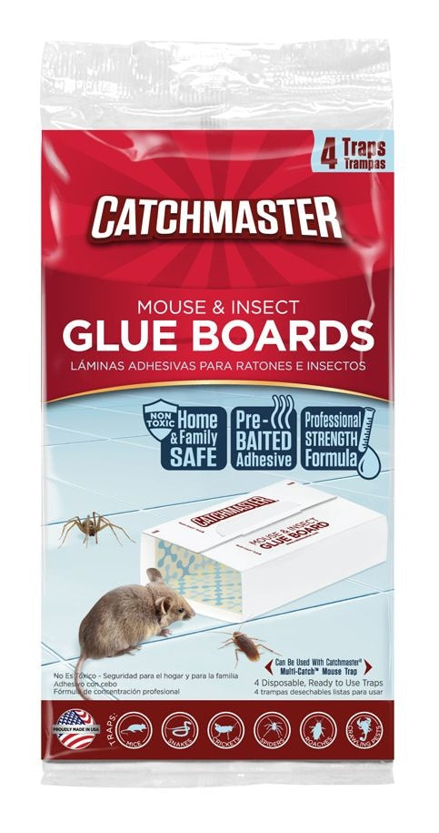 Catchmaster Rodent Glue Board, 4-pk