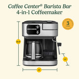 Coffeemaker 4-In-1 Coffee Center Barista Machine image 2