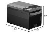 Car Refrigerator, 40 Qt(38L) Portable Refrigerator, Electric Cooler with Ice Maker, Dual Zone WIFI APP Control(-13℃~50℃), 12/24V DC/AC For Camping, Travel, Fishing, Outdoor, Truck image 3
