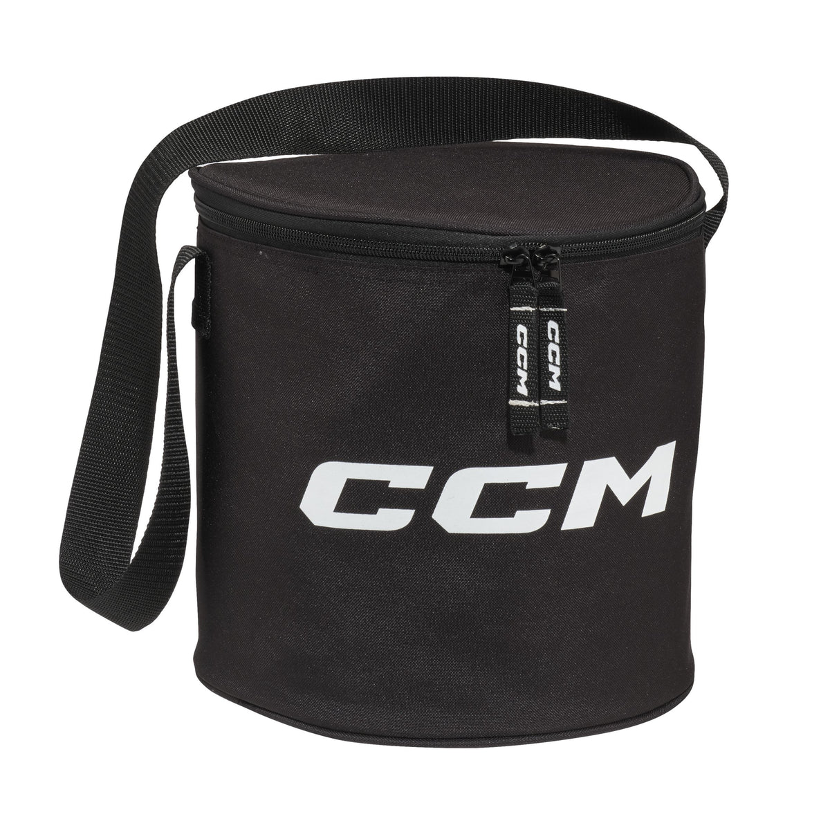 CCM Hockey Puck Bag, Black, 10-in