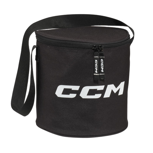 CCM Hockey Puck Bag, Black, 10-in