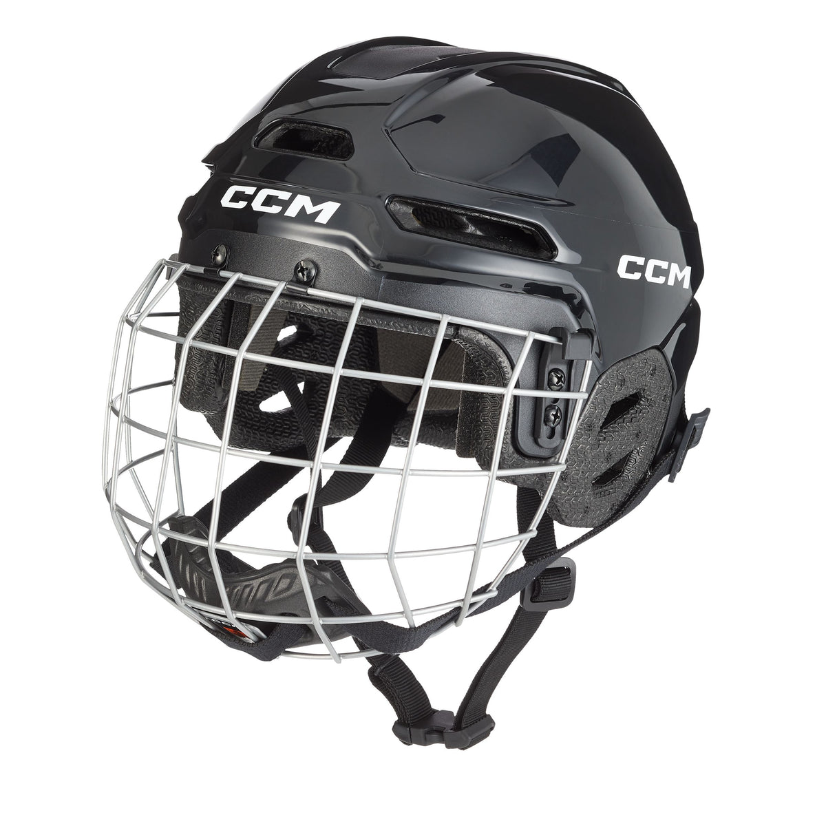 CCM Multi-Sport Hockey Helmet & Cage Combo, Youth, Black