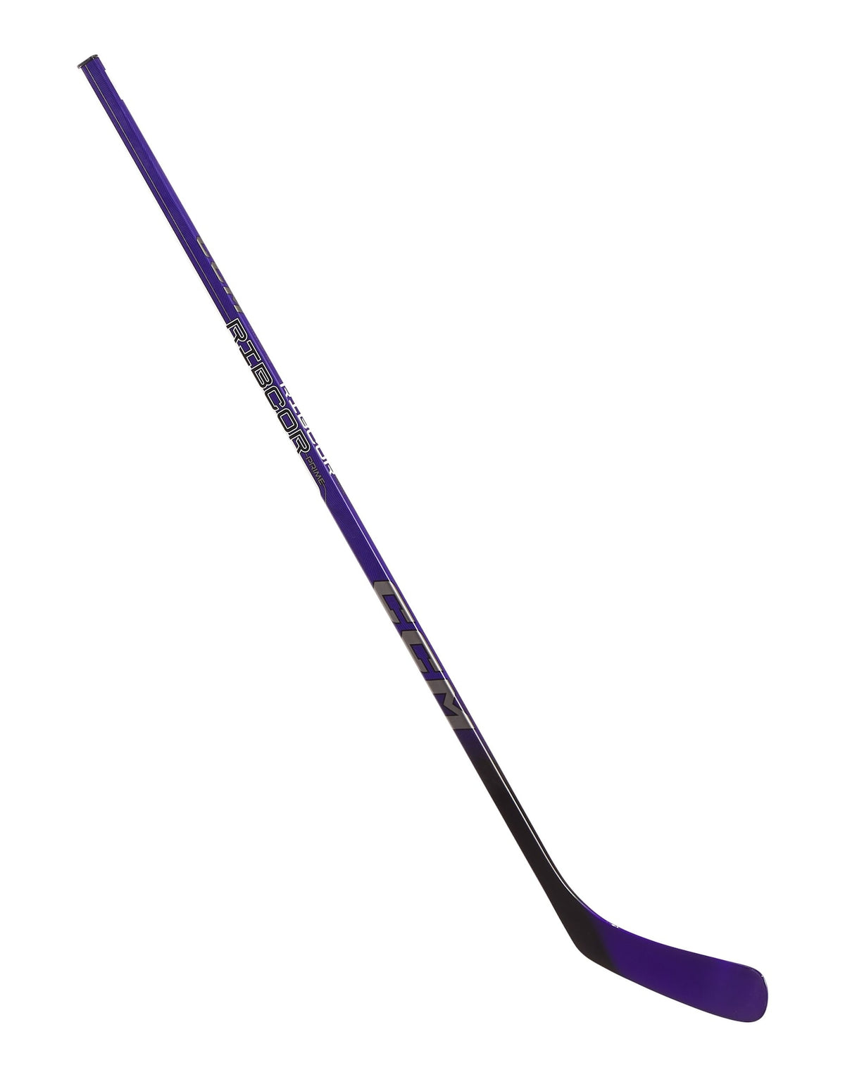 CCM Ribcor Prime Composite Hockey Stick, Youth, Purple/Black