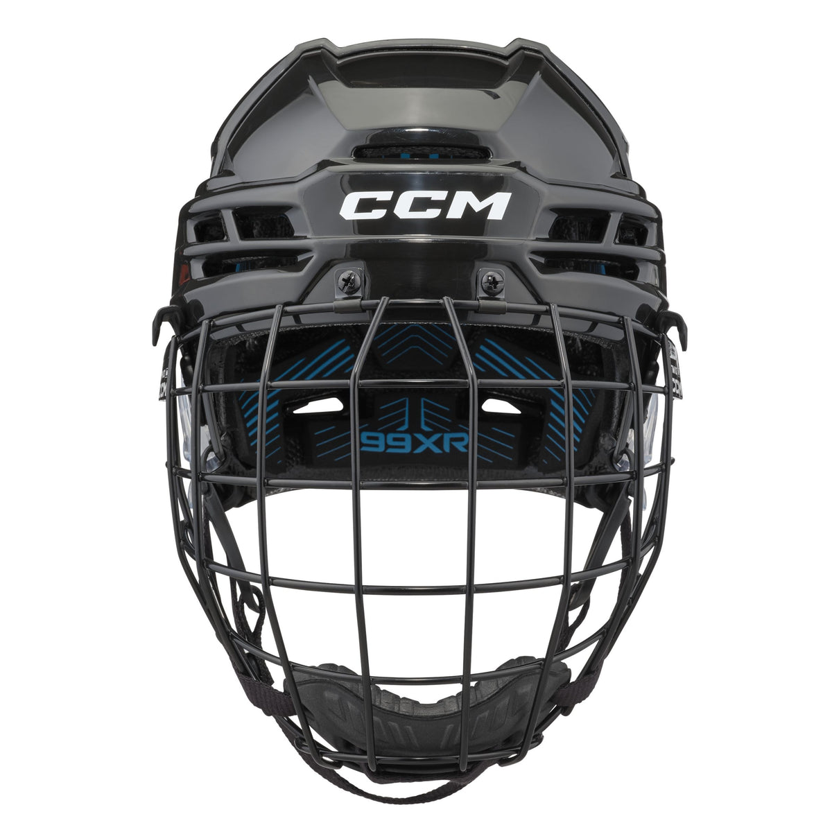 CCM Tacks 99XR Hockey Helmet Combo, Junior/Senior, Black, Various Sizes