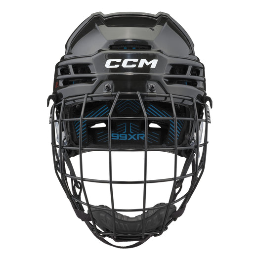 CCM Tacks 99XR Hockey Helmet Combo, Junior/Senior, Black, Various Sizes