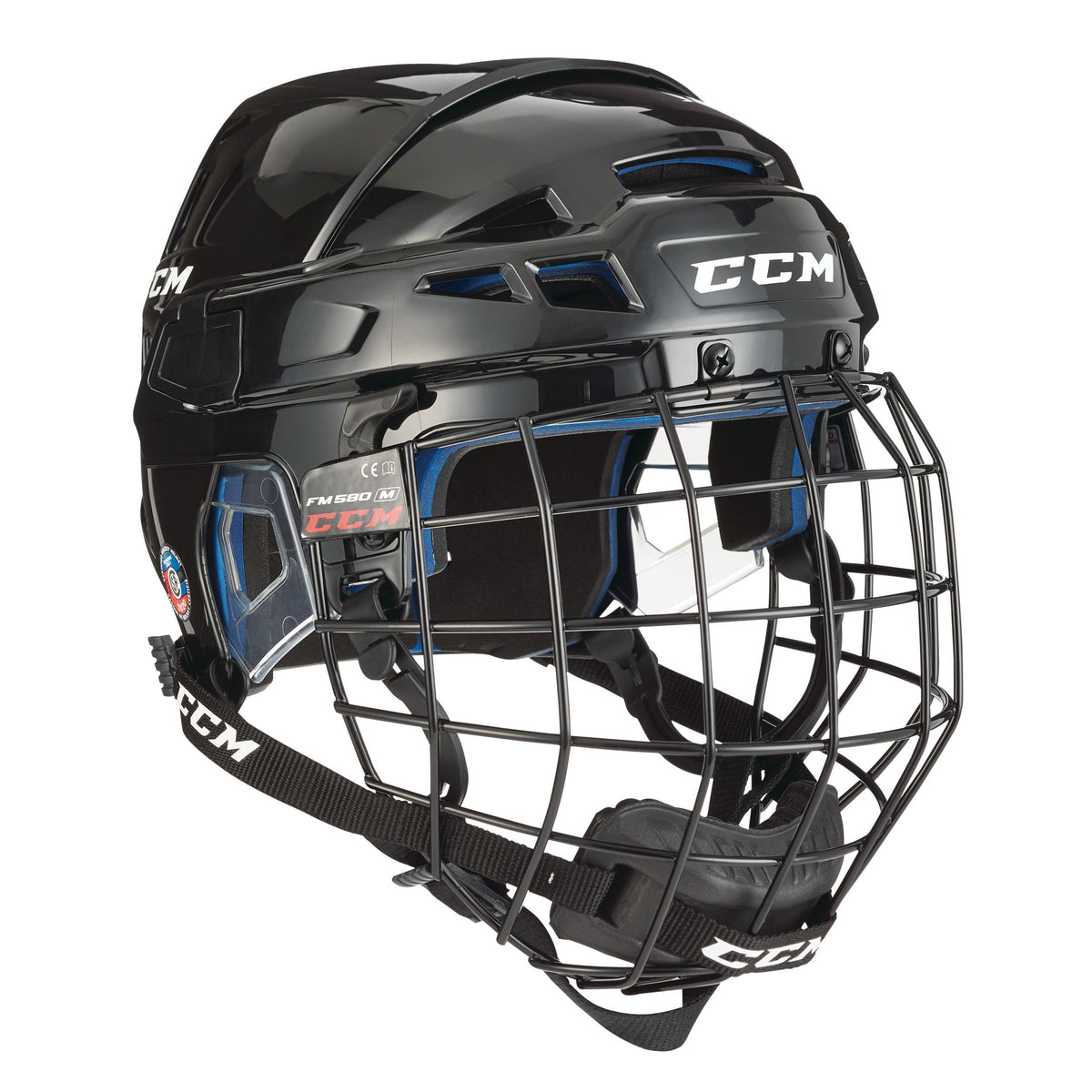 CCM XT85 Hockey Helmet & Cage Combo, Junior/Senior, Black, Various Sizes