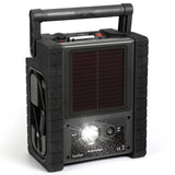 Solar Portable Power Station 2000 Amps Jump Starter, 260 PSI Air Compressor, 12V Car Battery Charger with 400W Inverter Dual AC/DC/USB Output, Emergency Backup Power with Flashlights image 2