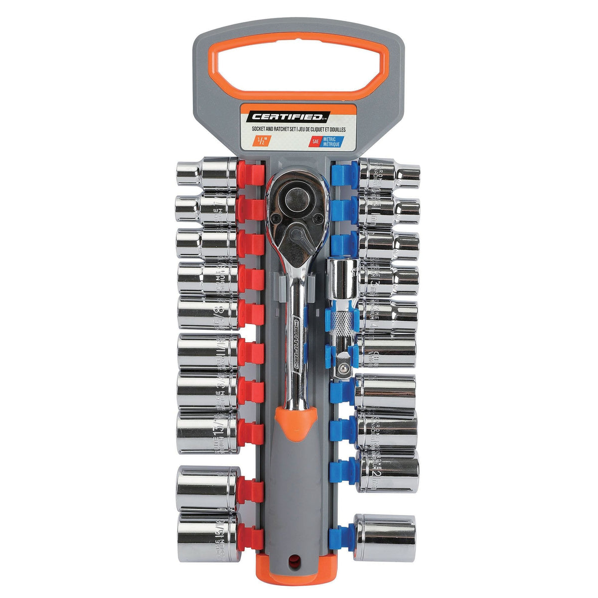 Certified 22 Piece 1/2" Drive Socket Set