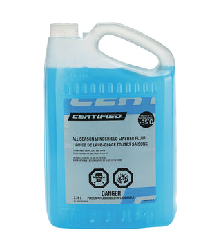 Certified All-Season Windshield Washer Fluid, -35°C, 3.78-L