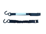 Certified Bungee Cam-Buckle Tie-Down, 600-lb Break Strength, Black, 8-ft, 2-pk image 5