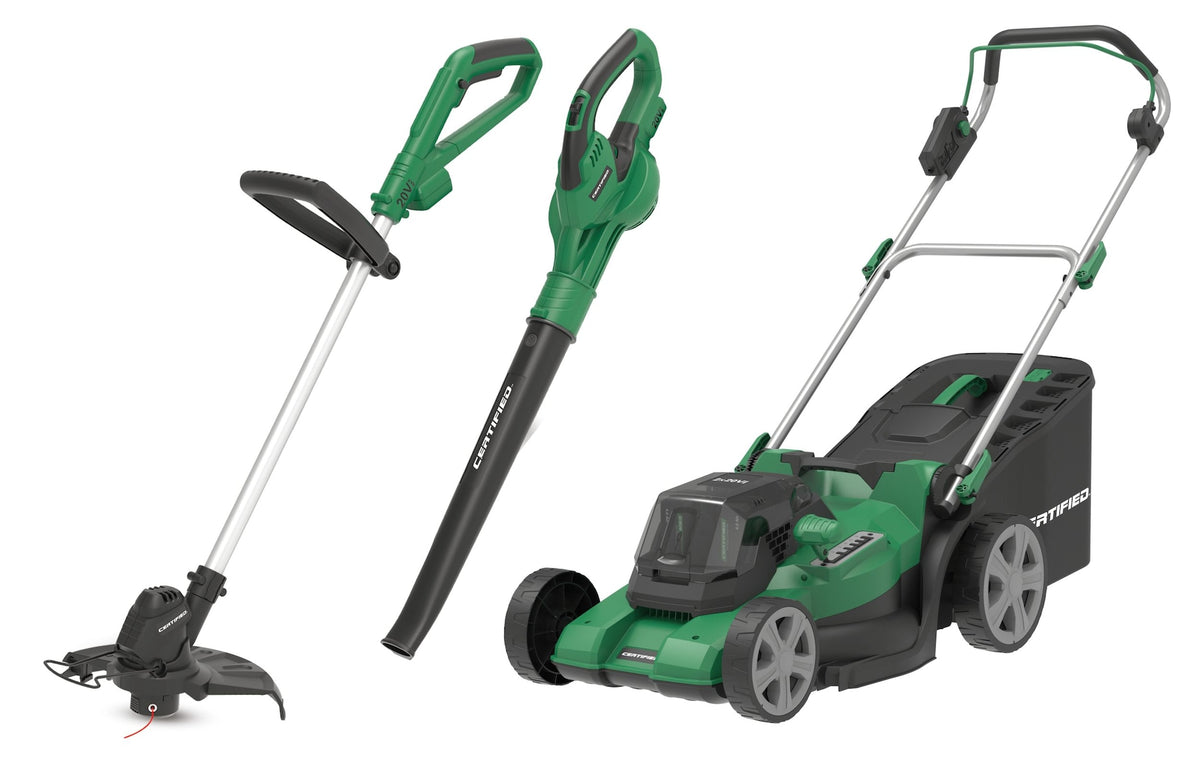Certified Mower & Grass Trimmer Blower Combo, 17-in