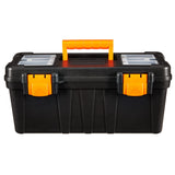 Certified Portable Plastic Tool Box with Removable Tray, 17-in image 2