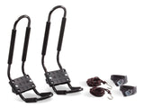 Certified Universal J-Rack Rooftop Mount Kayak Carrier, 2 Kayak Storage Capacity, Black