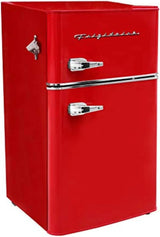 Frigidaire Retro Mini Fridge with Freezer & Side Bottle Opener-Small 2 Door Refrigerator for Office Bar or College Dorm Room-3.1 Cu Ft – 19”"D x 20.5" W x 33.5" H image 2