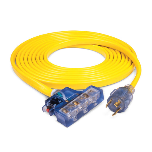 Champion 20A, 125V L5-30R Flat Design Generator Extension Cord, 25-ft