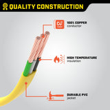Champion 20A, 125V L5-30R Flat Design Generator Extension Cord, 25-ft image 5