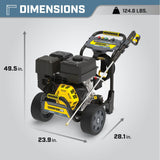 Champion Power Equipment PRO 4200 PSI 4.0 GPM Commercial Duty Low Profile Gas Pressure Washer image 7