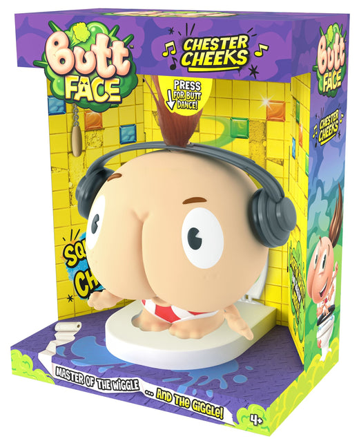 Chester Cheeks Butt Face Interactive Farting Toy