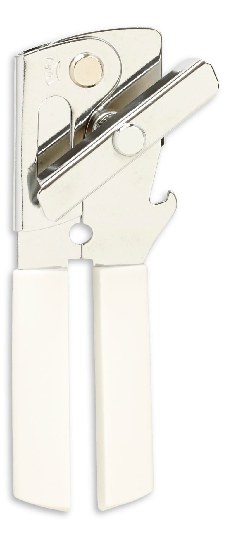 Chrome Can Opener, Large, White