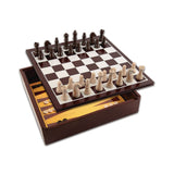 Classic 10-in-1 Wooden Game Set with Durable Storage Box