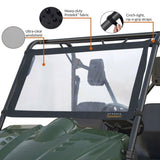 Classic Accessories 78627 QuadGear UTV Windshield for Kawasaki Mule 2500/3000 & Polaris Ranger, Black image 3