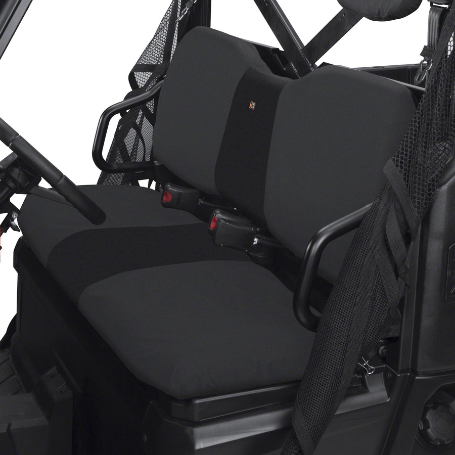 Classic Accessories QuadGear UTV Bench Seat Cover for Polaris Ranger XP/HD, Black
