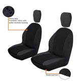 Classic Accessories QuadGear UTV Bucket Seat Covers, Fits Yamaha Rhino (2015 Models & Older), Black image 3