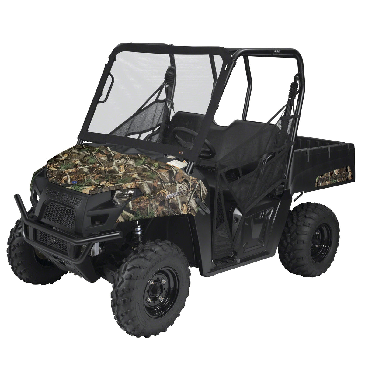 Classic Accessories UTV Front Windshield, Polaris Ranger Full, Black