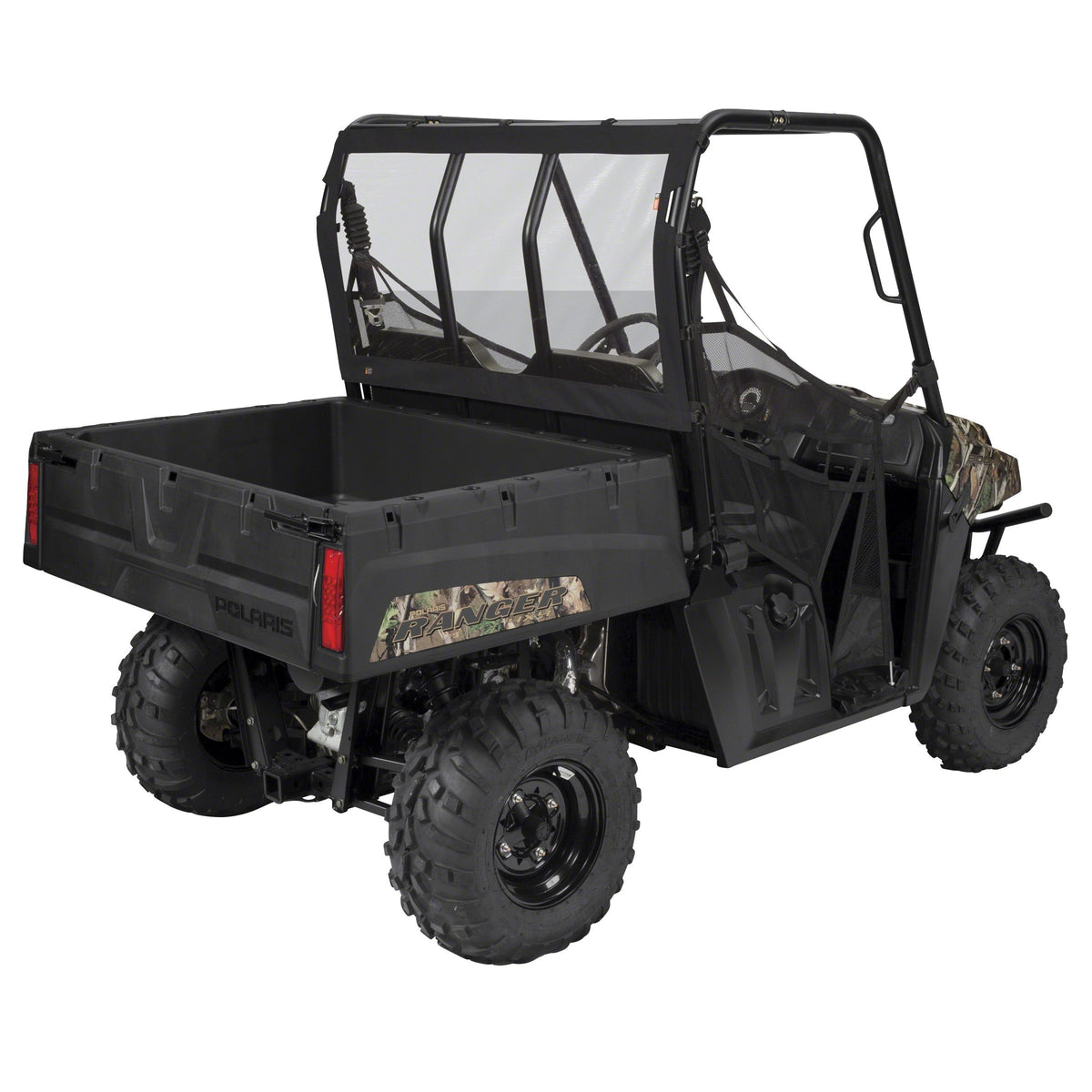 Classic Accessories UTV Rear Windshield, Polaris Ranger Mid, Black