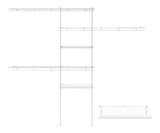 ClosetMaid Deluxe Shelf & Rod Closet Organizer System Kit, 5-ft x 8-ft
