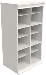 ClosetMaid Modular Adjustable Divided Storage Shelves/Unit, White