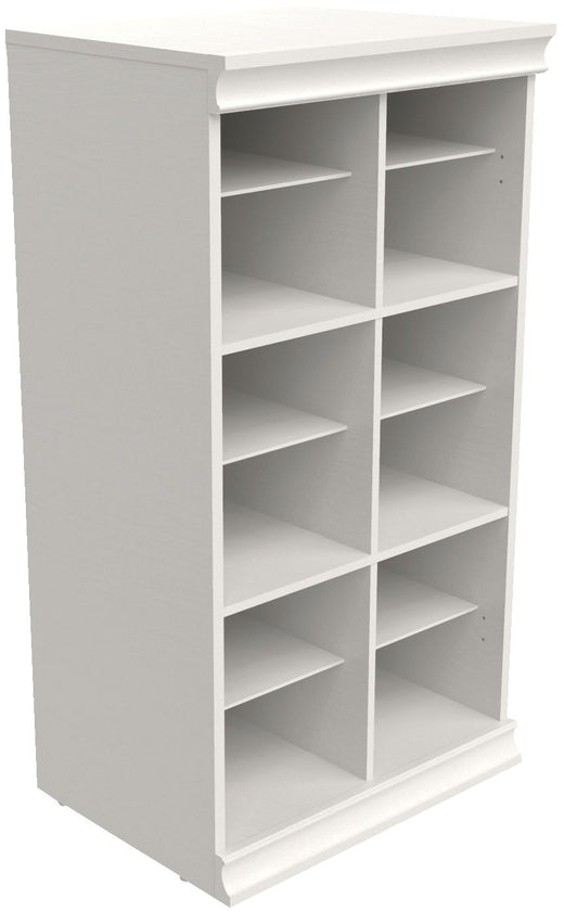 ClosetMaid Modular Adjustable Divided Storage Shelves/Unit, White