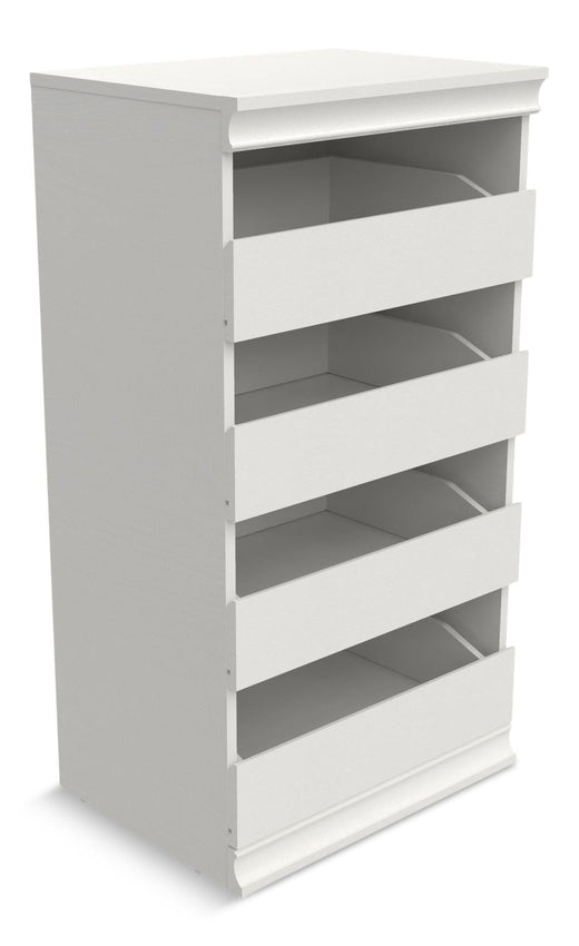 ClosetMaid Modular Stackable 4-Drawer Storage Unit, White
