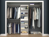 ClosetMaid Modular Stackable Closet Storage Shelf Unit, White image 5