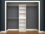 ClosetMaid Modular Stackable Closet Storage Shelf Unit, White image 6