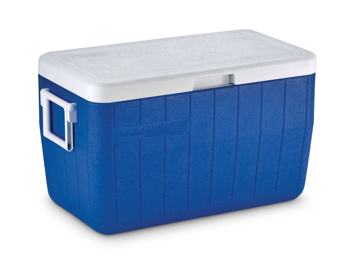 Coleman Chiller Hard Cooler, Blue, 48-Quart