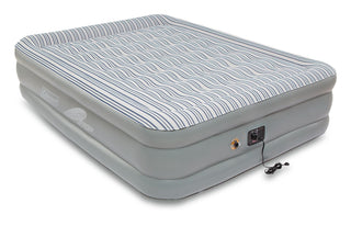 Coleman Queen SupportRest Elite Double-High Inflatable Air Mattress/Airbed with Built-In 120V Pump, Woods Outdoor Collapsible Folding Utility...