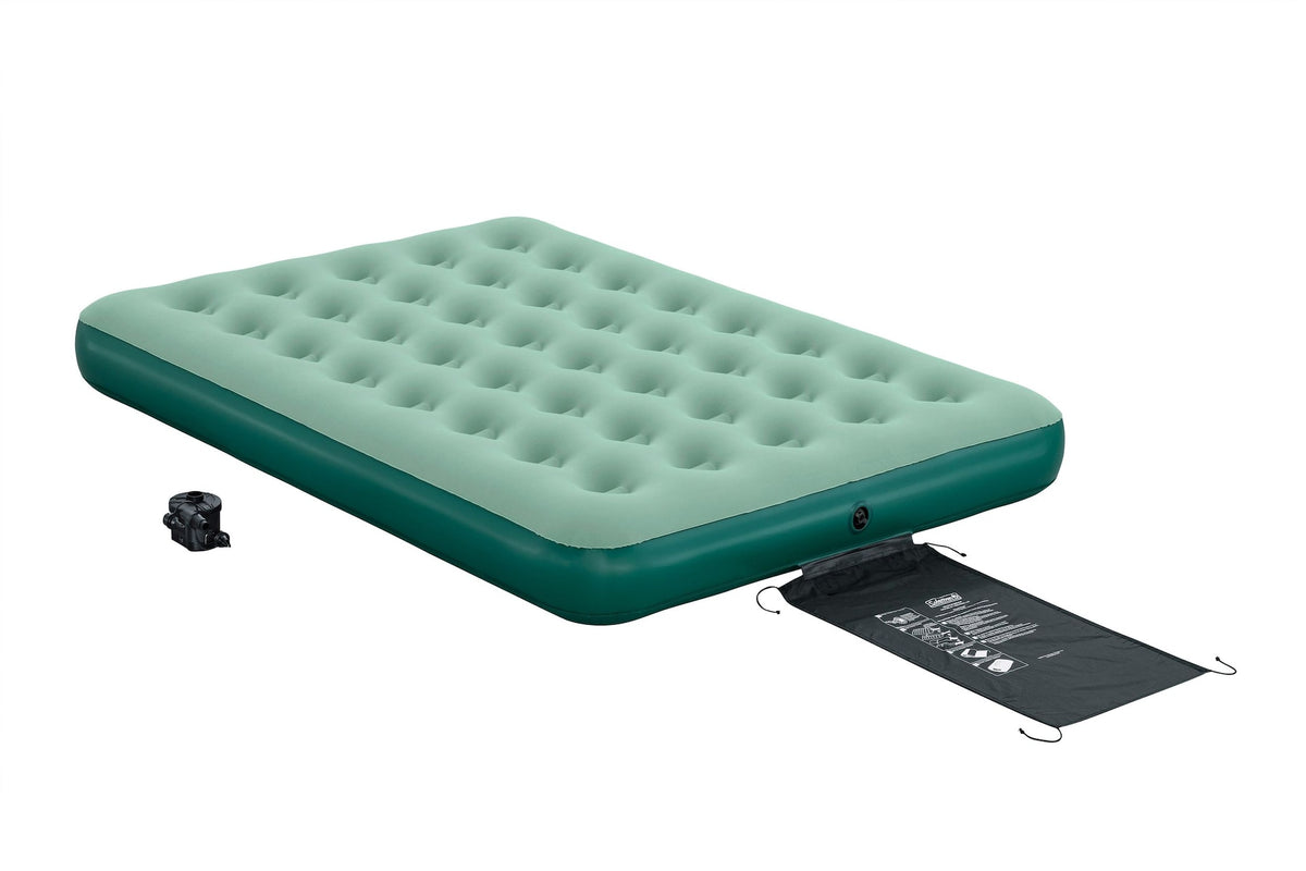 Coleman QuickBed Single-High Airbed, Air Mattress with Pump, Double
