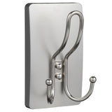 Command 10-lb X-Large Satin Nickel Damage Free Triple Hook