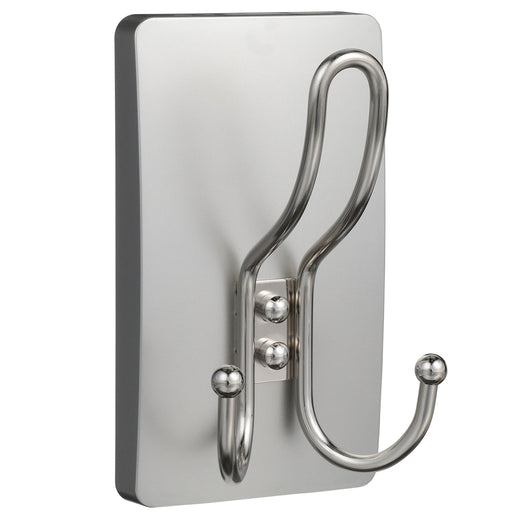 Command 10-lb X-Large Satin Nickel Damage Free Triple Hook