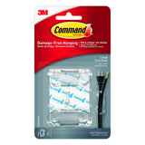 Command Clear Cord Clips, Clear