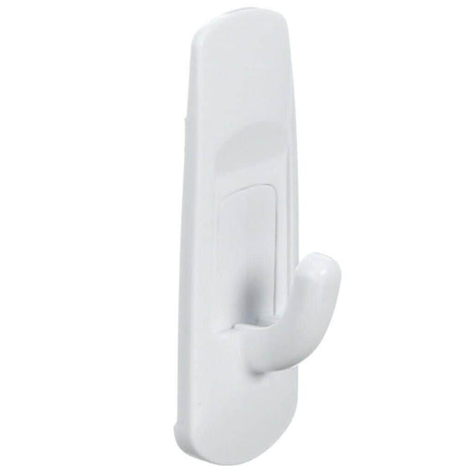 Command Small Utility Hooks Value Pack with Adhesive Strips, White, 1-lb, 6 Strips per Pack