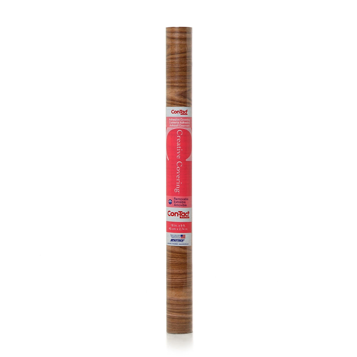 Con-Tact Creative Covering Removable Adhesive Shelf/Drawer Liner, Light Oak, 18-in x 9-ft